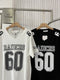 Basic Number Print Oversize T-Shirts